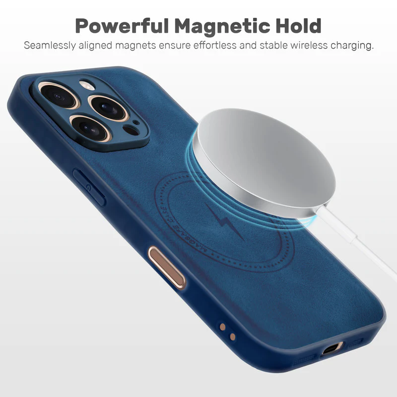 Refined PU Leather Case for Apple iPhone 16 Pro - Image 11