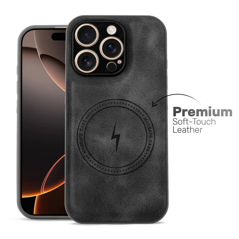 Refined PU Leather Case for Apple iPhone 16 Pro - Image 3