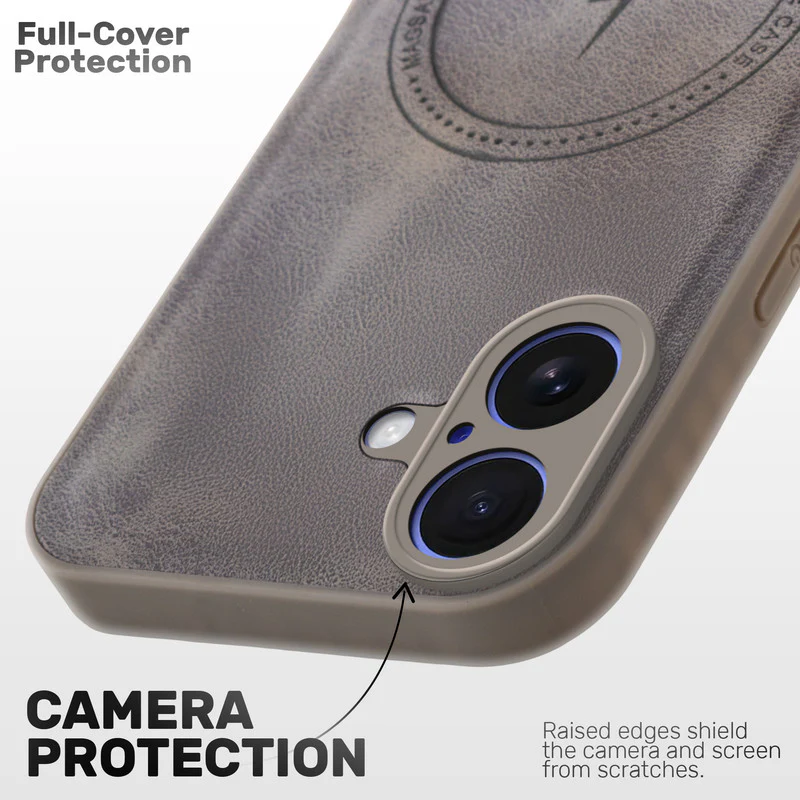 Refined PU Leather Case for Apple iPhone 16 - Image 16