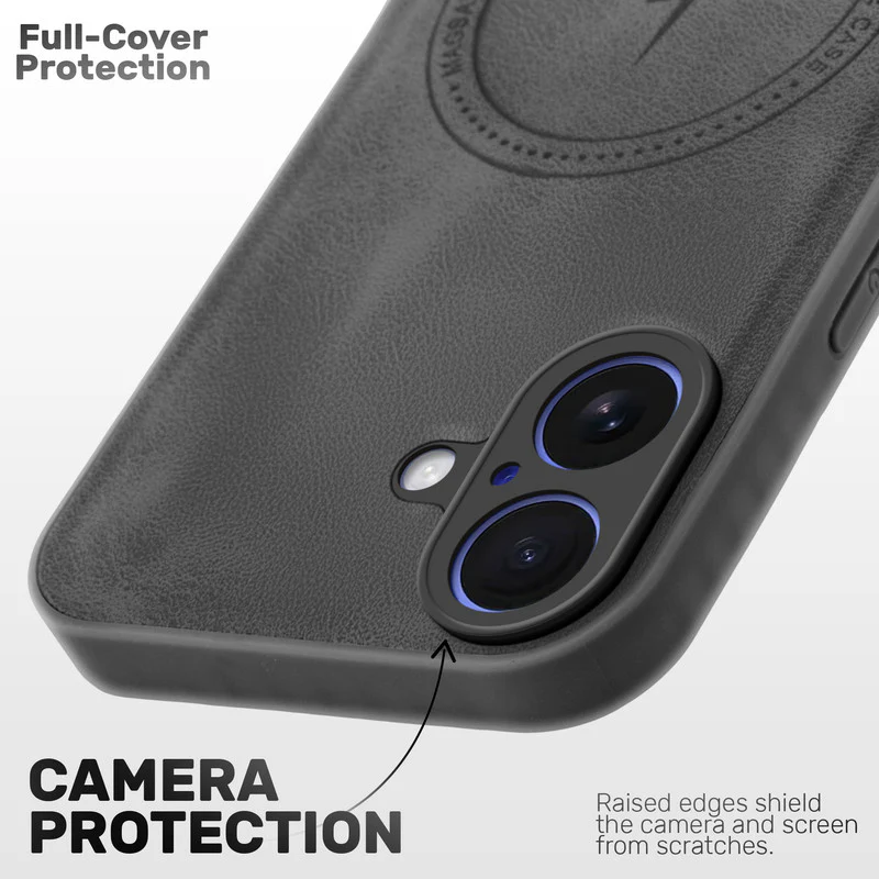 Refined PU Leather Case for Apple iPhone 16 - Image 4