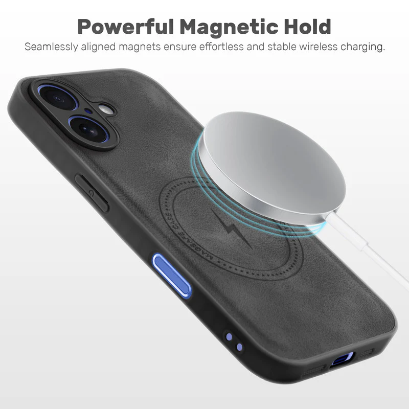 Refined PU Leather Case for Apple iPhone 16 - Image 5