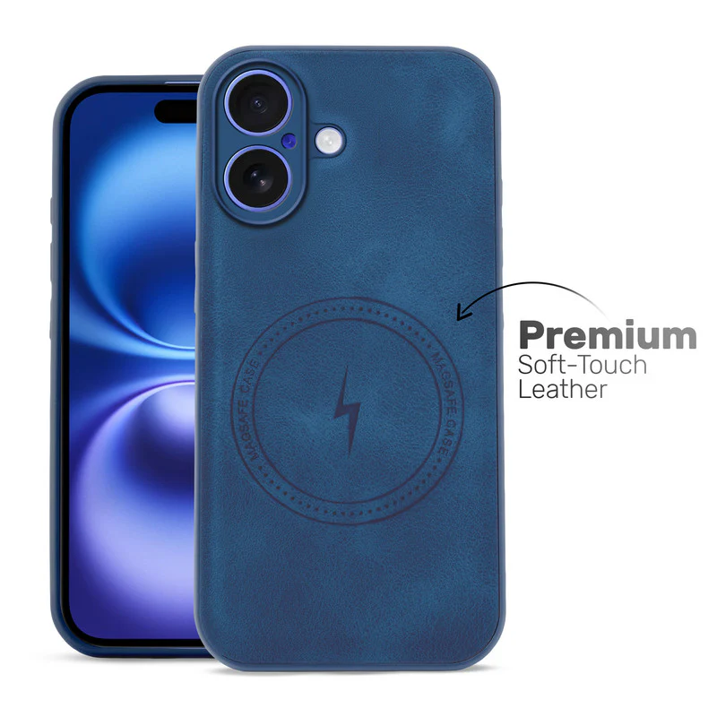 Refined PU Leather Case for Apple iPhone 16 - Image 9