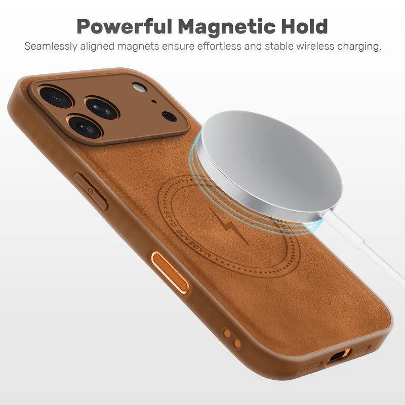 Refined PU Leather Case for Apple iPhone 17 Pro - Image 17