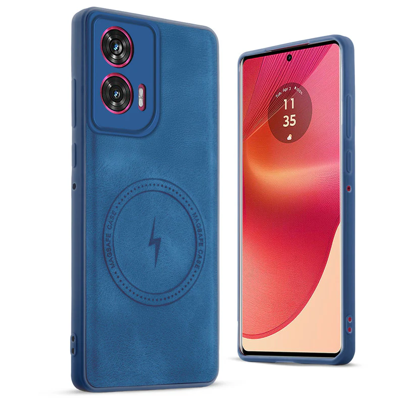 Refined PU Leather Case for Motorola Moto Edge 50 Fusion 5G - Image 12
