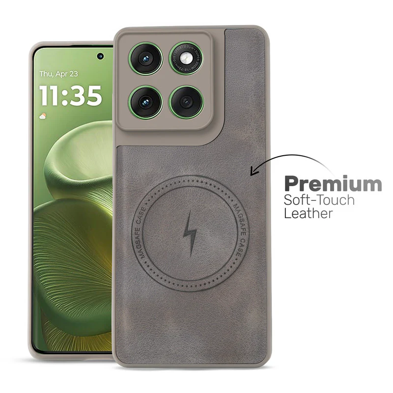 Refined PU Leather Case for Motorola Moto Edge 60 5G - Image 15