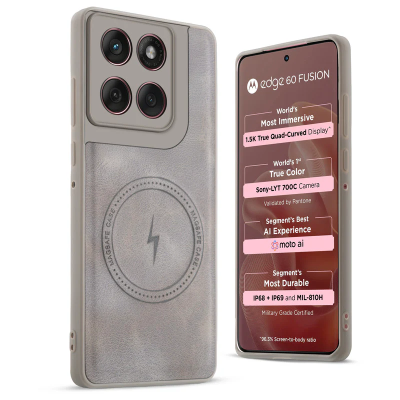 Refined PU Leather Case for Motorola Moto Edge 60 Fusion 5G - Image 18