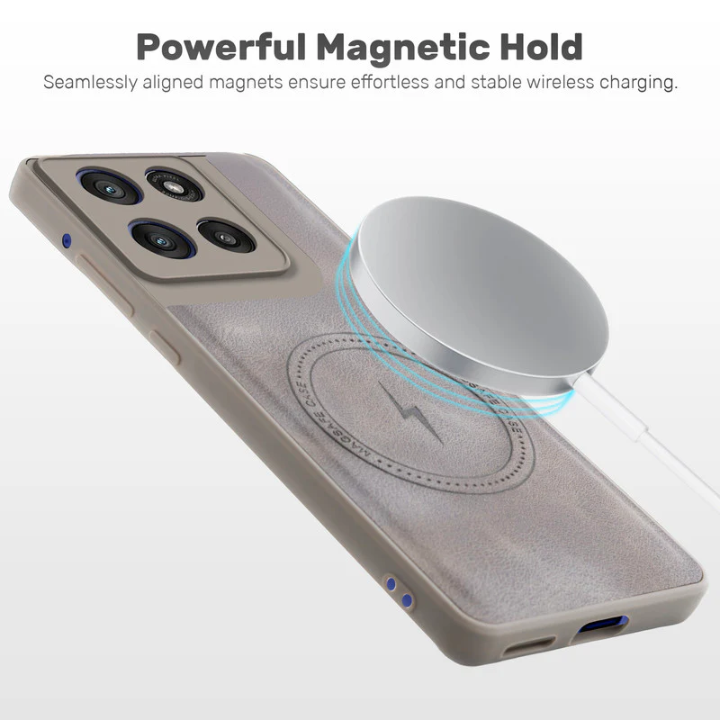 Refined PU Leather Case for Motorola Moto Edge 60 Stylus 5G - Image 17