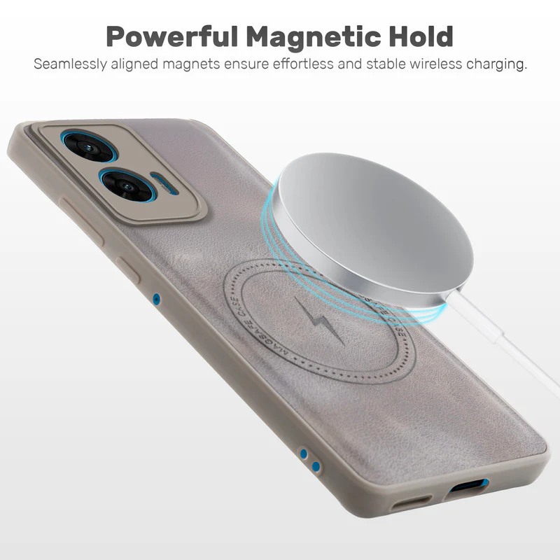 Refined PU Leather Case for Motorola Moto G96 5G - Image 17