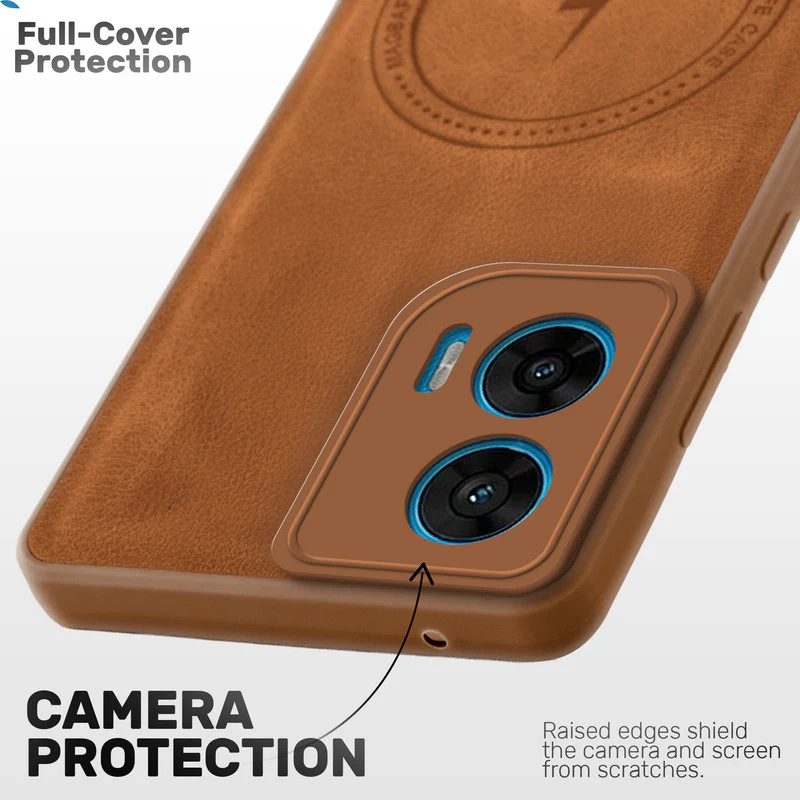 Refined PU Leather Case for Motorola Moto G96 5G - Image 22