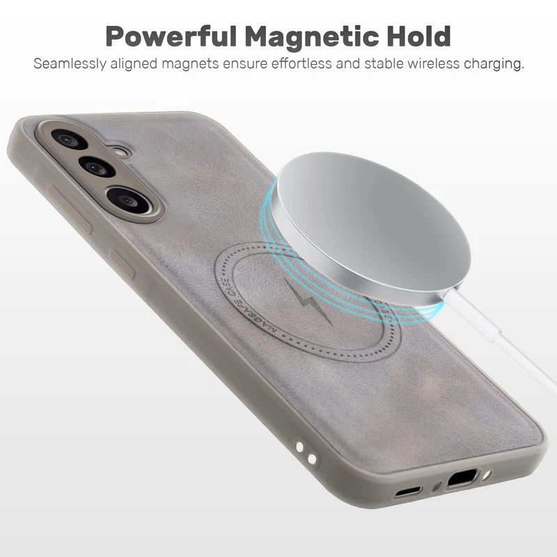 Refined PU Leather Case for Samsung F56 5G - Image 23