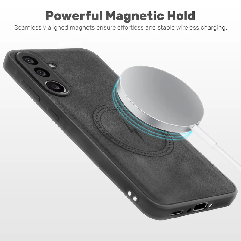 Refined PU Leather Case for Samsung F56 5G - Image 5