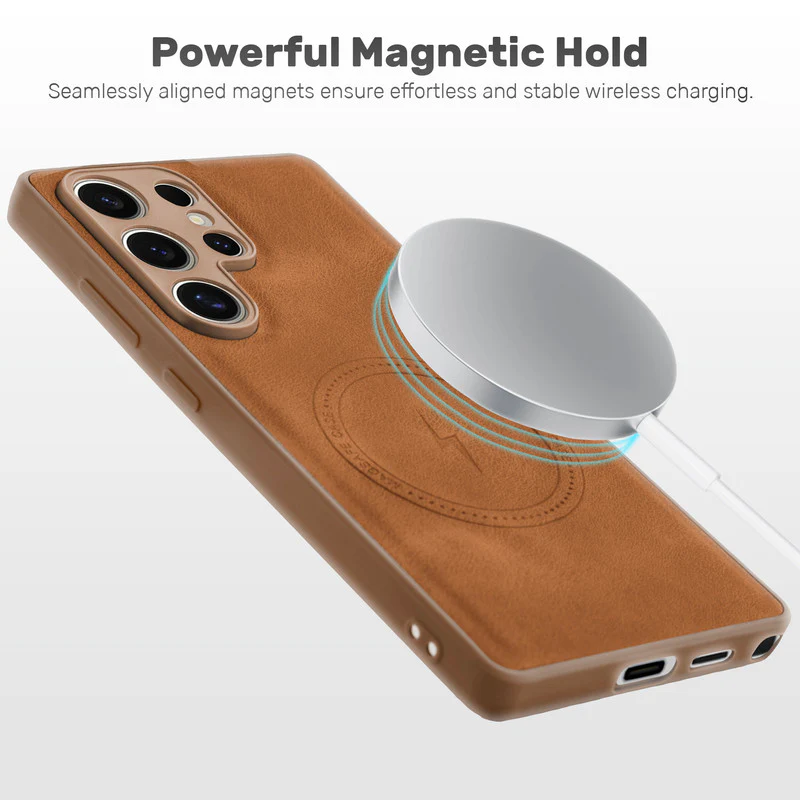 Refined PU Leather Case for Samsung S23 Ultra 5G - Image 17