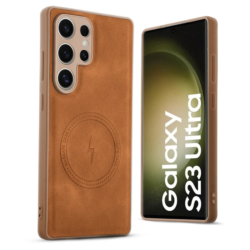 Refined PU Leather Case for Samsung S23 Ultra 5G - Image 18