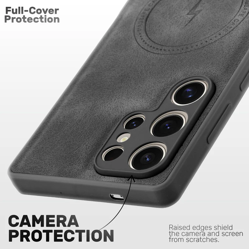 Refined PU Leather Case for Samsung S23 Ultra 5G - Image 4