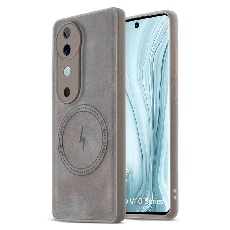 Refined PU Leather Case for Vivo V40 5G