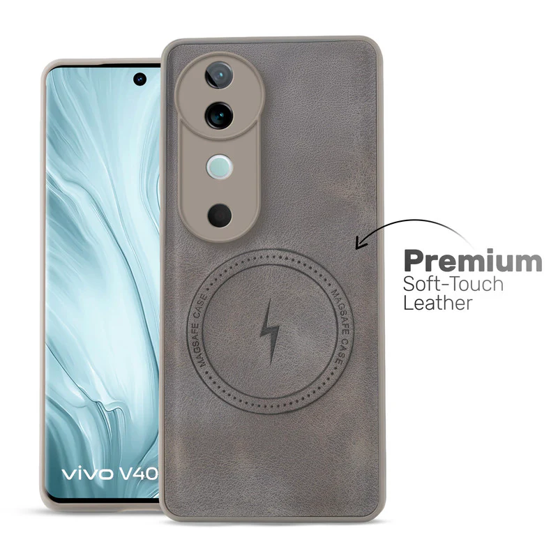 Refined PU Leather Case for Vivo V40 5G - Image 3