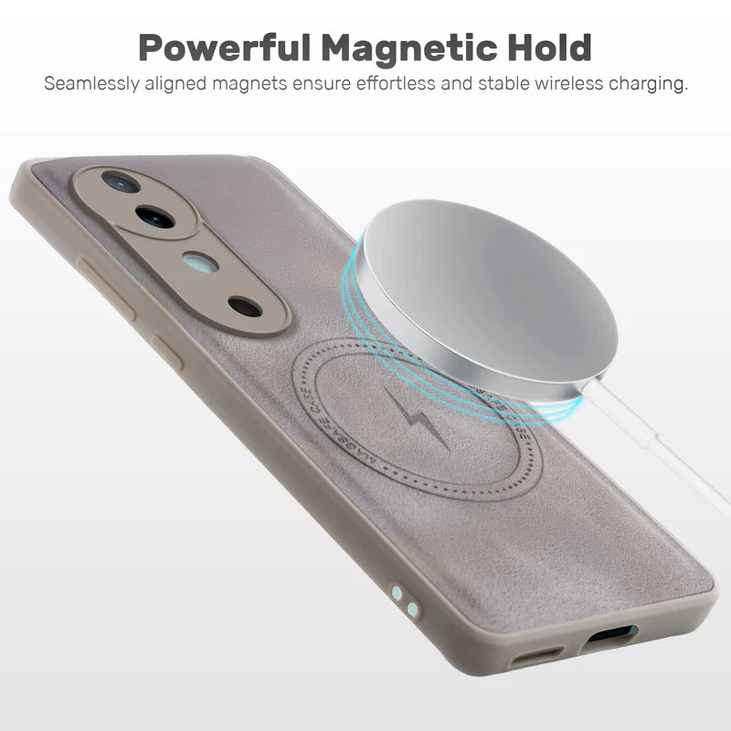 Refined PU Leather Case for Vivo V40 5G - Image 5