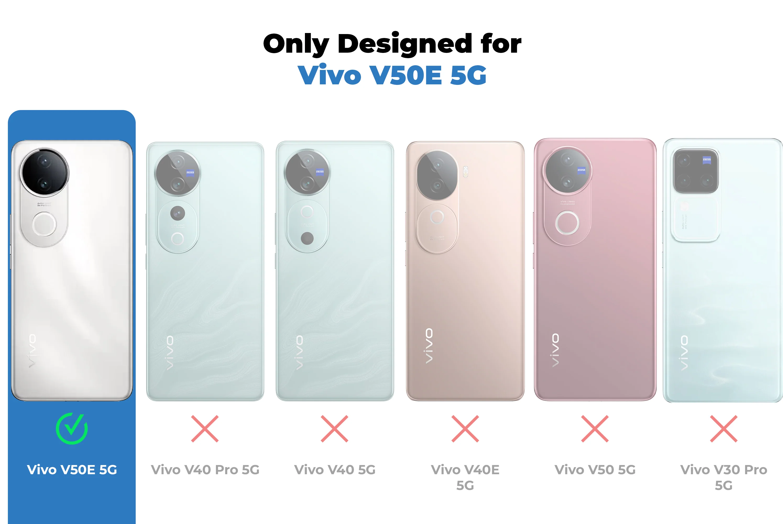 Refined PU Leather Case for Vivo V50e 5G - Image 14