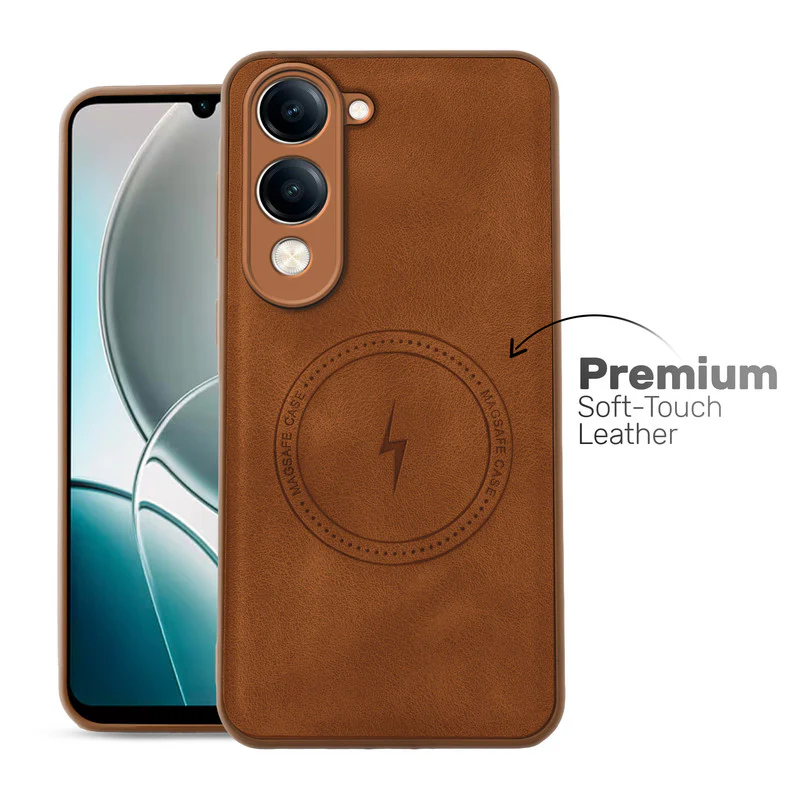 Refined PU Leather Case for Vivo Y19e - Image 15