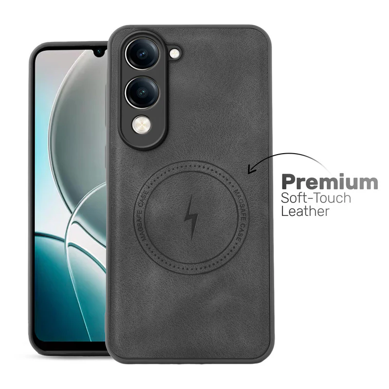 Refined PU Leather Case for Vivo Y19e - Image 3