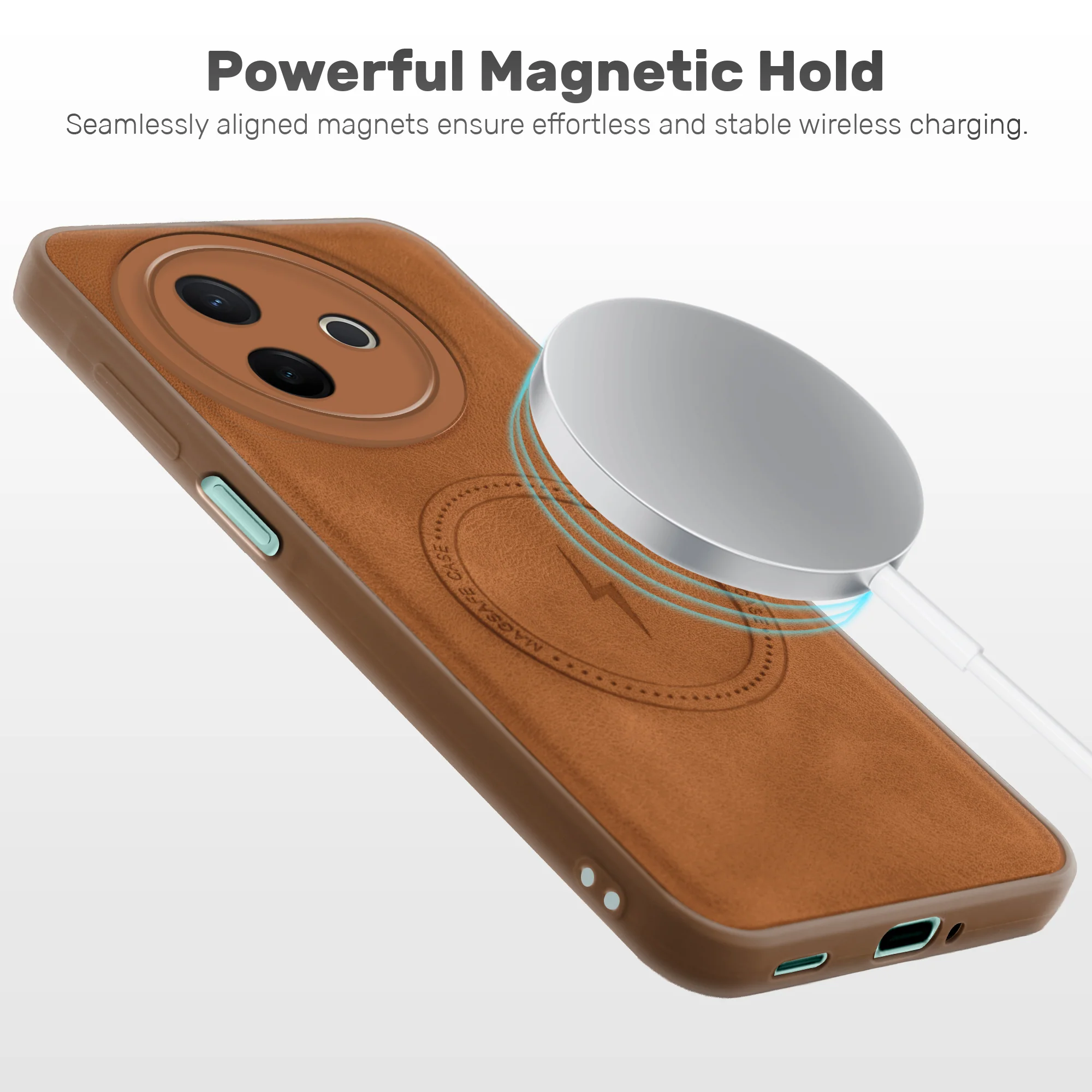Refined PU Leather Case for Vivo Y39 5G - Image 17
