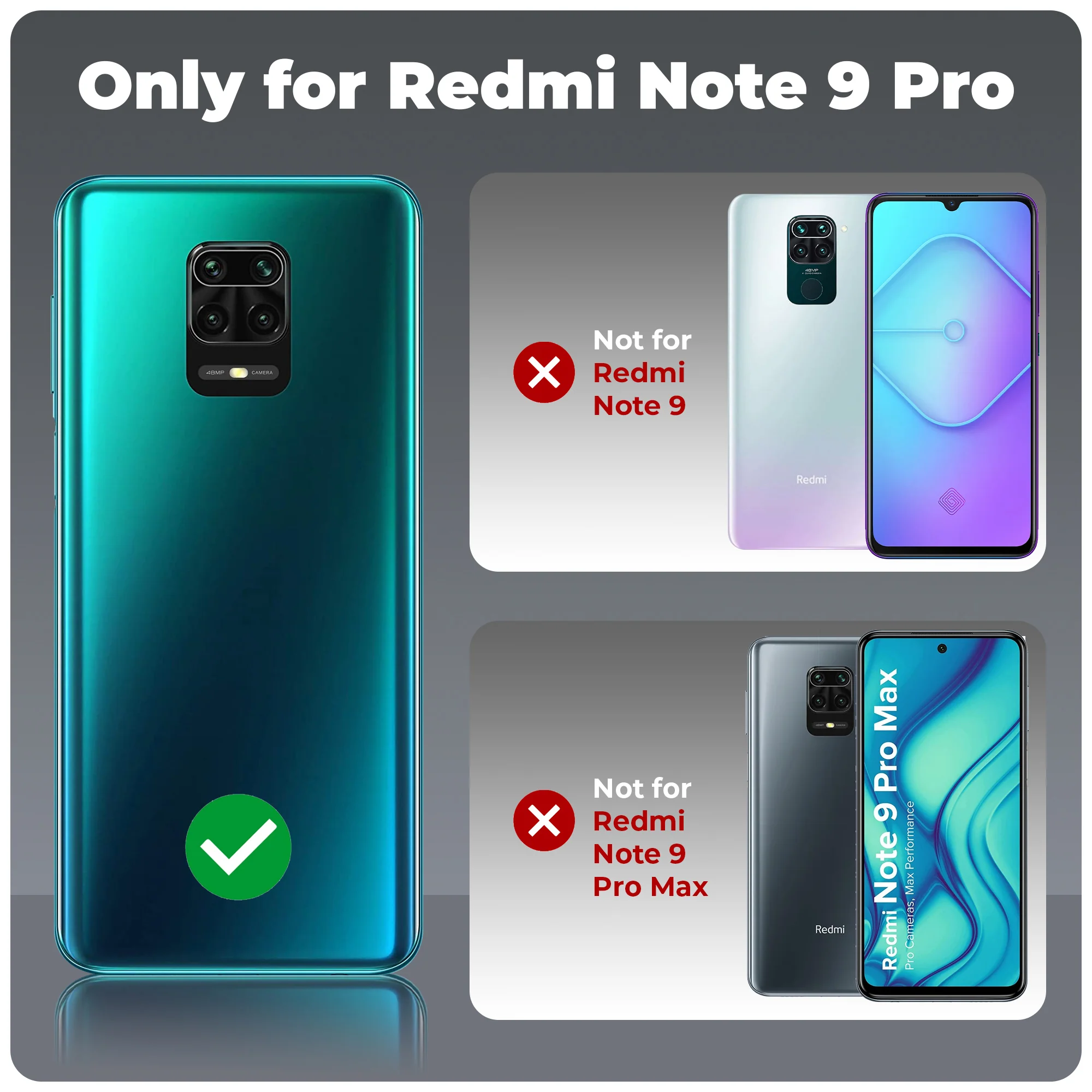 Printed Tough Case For Redmi Note 9 Pro 4G - Image 2