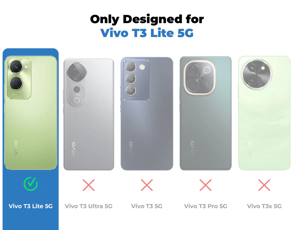 Printed Tough Case For Vivo T3 lite 5G - Image 2