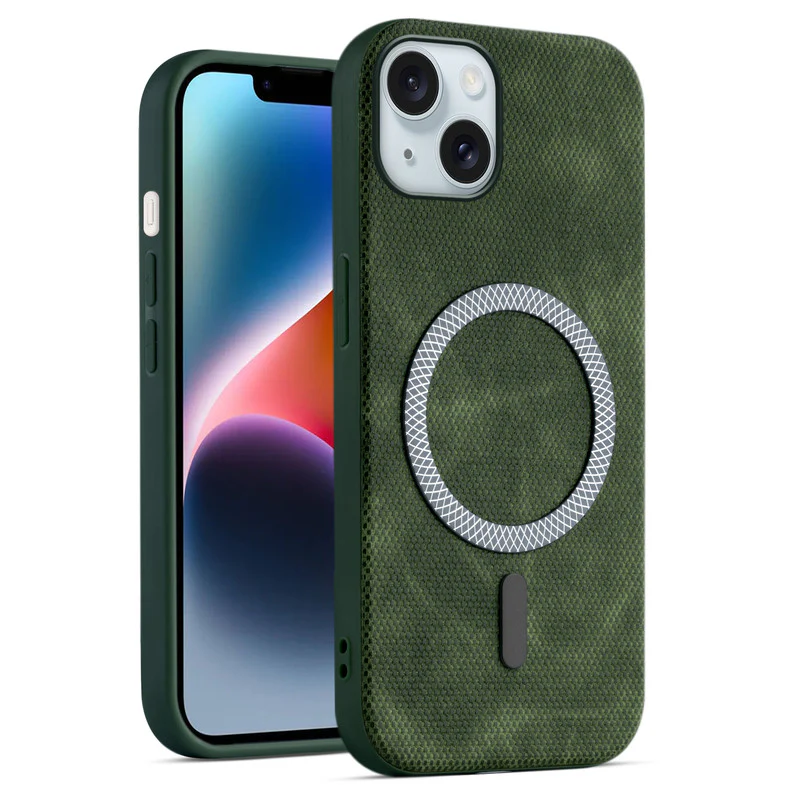 Rugged Vintage Look Back Case For Apple iPhone 14 With Magnetic Charging Compatible with Wireless Charging Support - Image 19