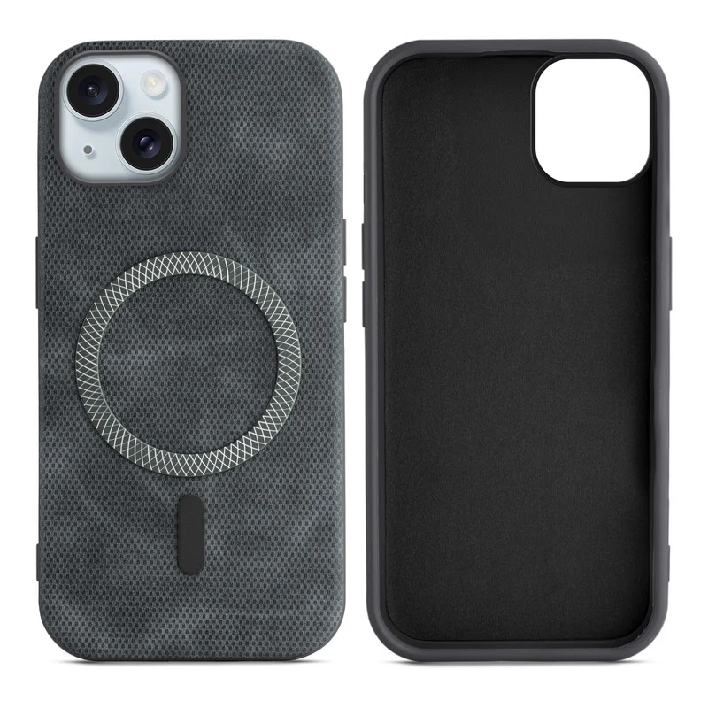 Rugged Vintage Look Back Case For Apple iPhone 14 With Magnetic Charging Compatible with Wireless Charging Support - Image 9