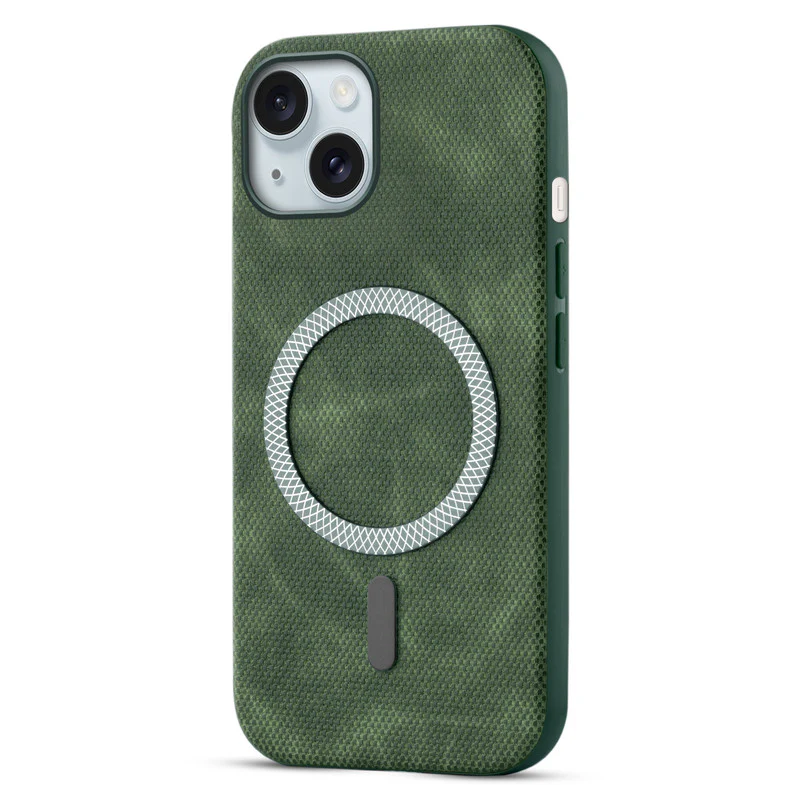 Rugged Vintage Look Back Case For Apple iPhone 15 Plus With Magnetic Charging Compatible with Wireless Charging Support - Image 23