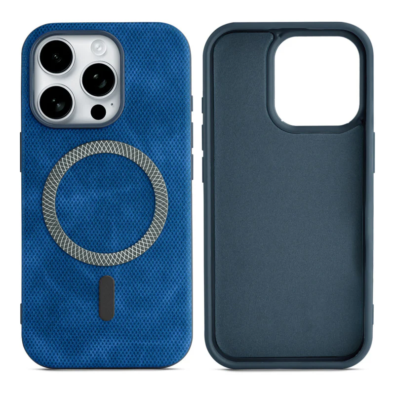 Rugged Vintage Look Back Case For Apple iPhone 15 Pro Max With Magnetic Charging Compatible with Wireless Charging Support - Image 27