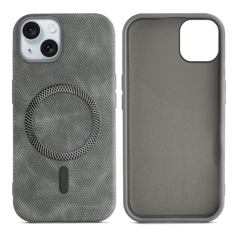 Rugged Vintage Look Back Case For Apple iPhone 15 With Magnetic Charging Compatible with Wireless Charging Support - Image 27