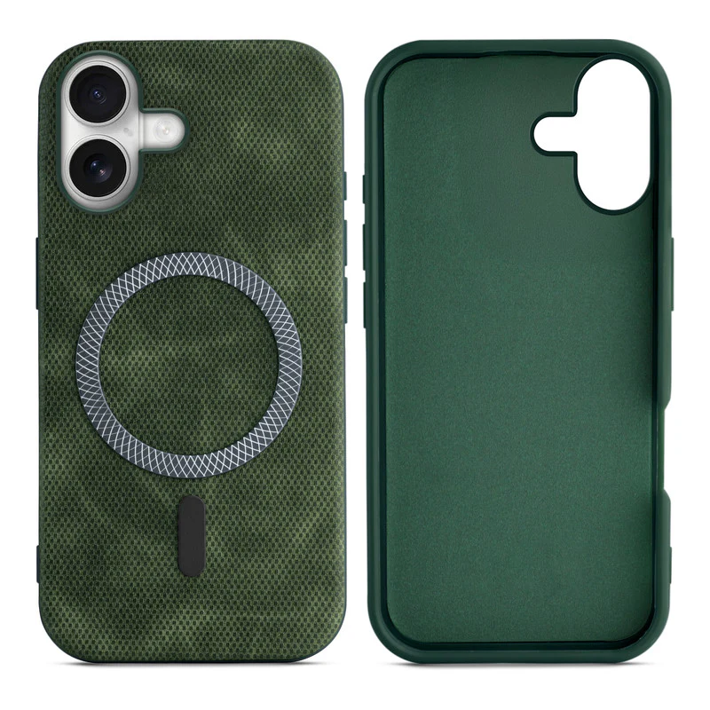 Rugged Vintage Look Back Case For Apple iPhone 16 Plus With Magnetic Charging Compatible with Wireless Charging Support - Image 21