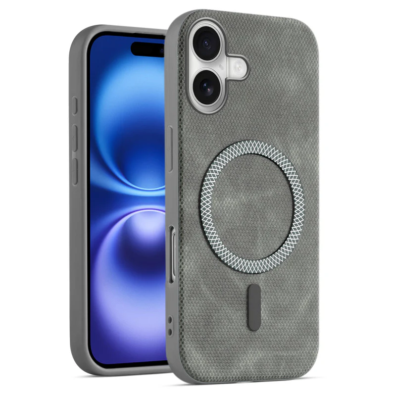 Rugged Vintage Look Back Case For Apple iPhone 16 Plus With Magnetic Charging Compatible with Wireless Charging Support - Image 25