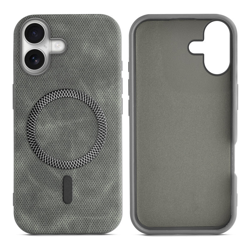 Rugged Vintage Look Back Case For Apple iPhone 16 With Magnetic Charging Compatible with Wireless Charging Support - Image 27