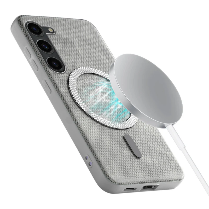 Rugged Vintage Look Back Case For Samsung S23 5G With Magnetic Charging Compatible with Wireless Charging Support - Image 28