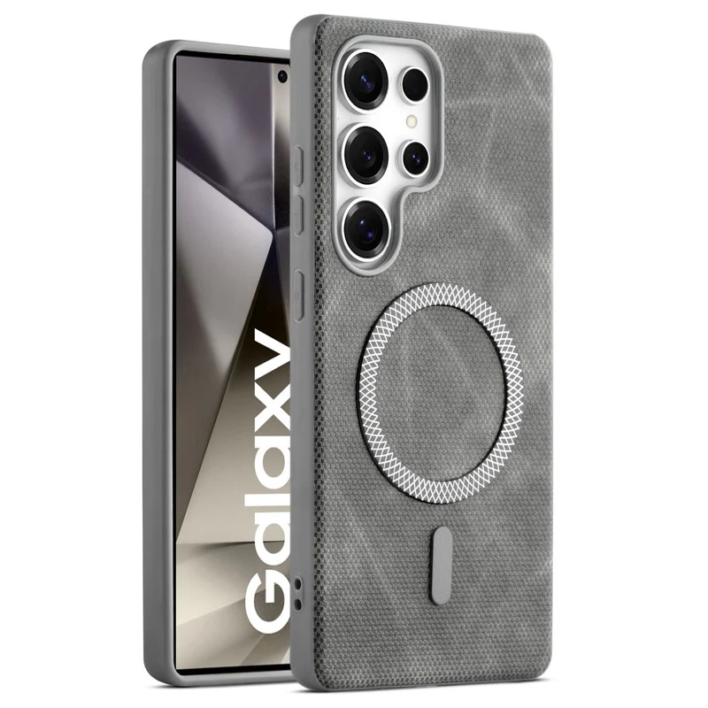 Rugged Vintage Look Back Case For Samsung S24 Ultra 5G With Magnetic Charging Compatible with Wireless Charging Support - Image 25