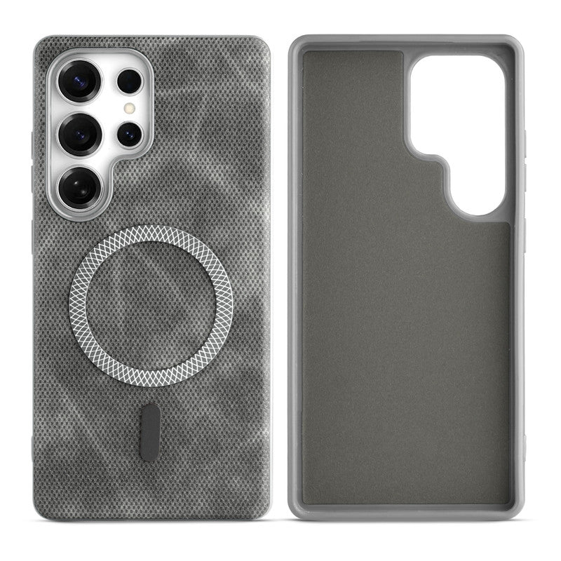 Rugged Vintage Look Back Case For Samsung S24 Ultra 5G With Magnetic Charging Compatible with Wireless Charging Support - Image 27
