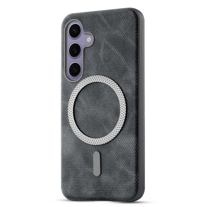 Rugged Vintage Look Back Case For Samsung S25 5G With Magnetic Charging Compatible with Wireless Charging Support - Image 17