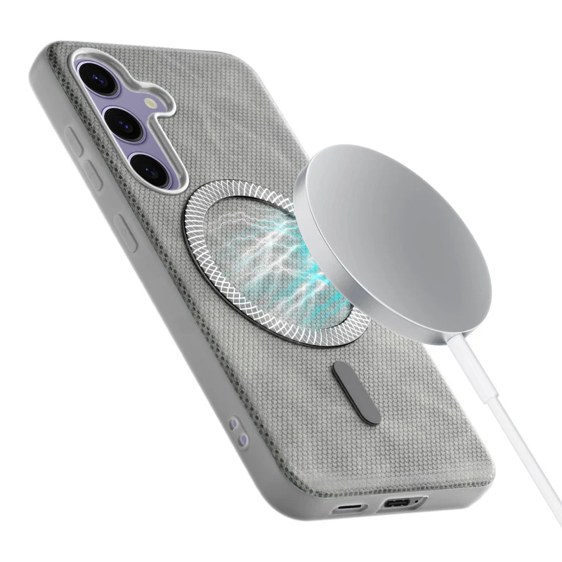 Rugged Vintage Look Back Case For Samsung S25 5G With Magnetic Charging Compatible with Wireless Charging Support - Image 28