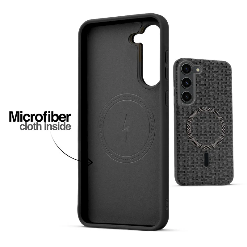 Rugged Silicone Grip Mobile Back Cover Case For Samsung S23 5G With Wireless Charging Support Support - Image 3