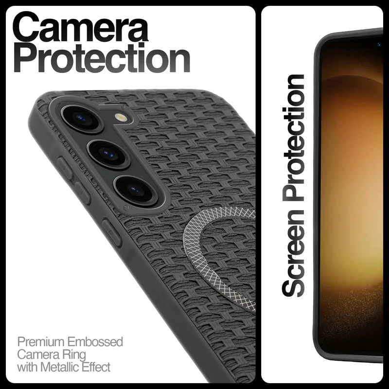 Rugged Silicone Grip Mobile Back Cover Case For Samsung S23 5G With Wireless Charging Support Support - Image 6