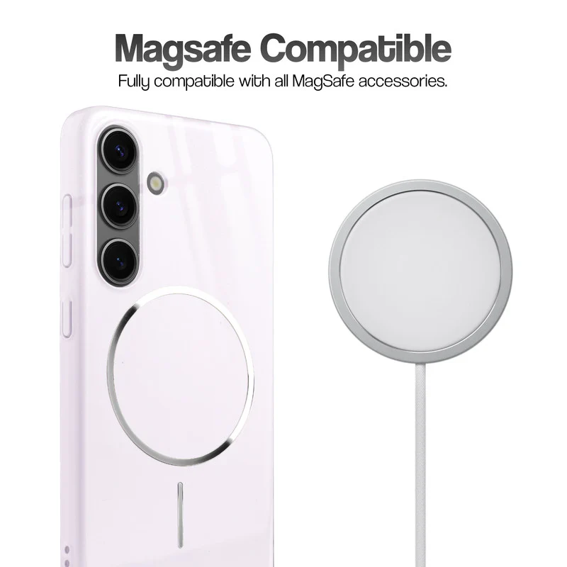 Smooth & Shiny Glossy Hard Back Cover Case For Samsung S24 5G With Wireless Charging Support Support - Image 23