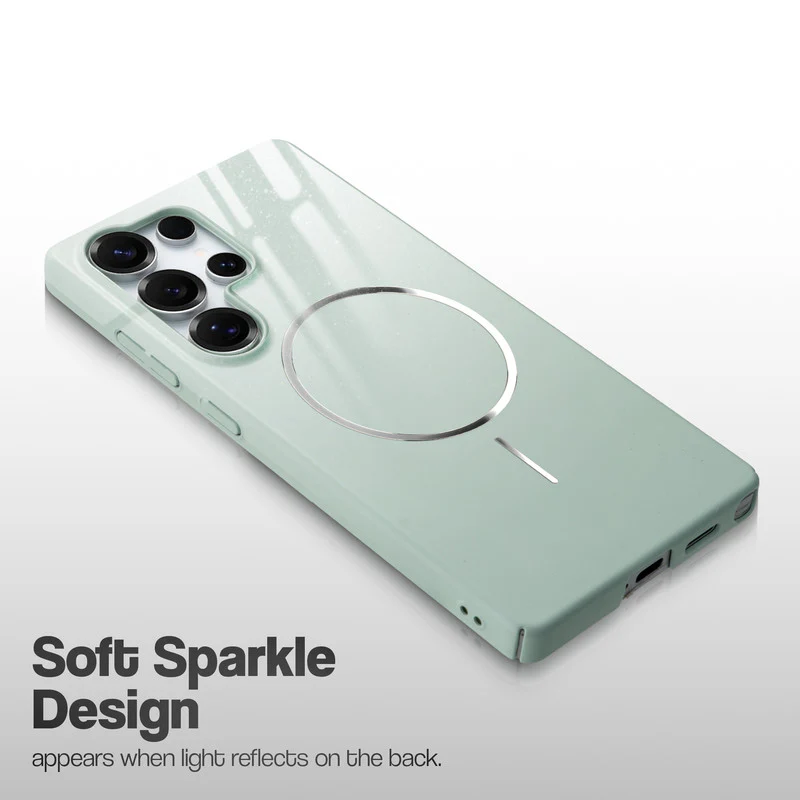 Smooth & Shiny Glossy Hard Back Cover Case For Samsung S25 Ultra 5G With Wireless Charging Support Support - Image 28