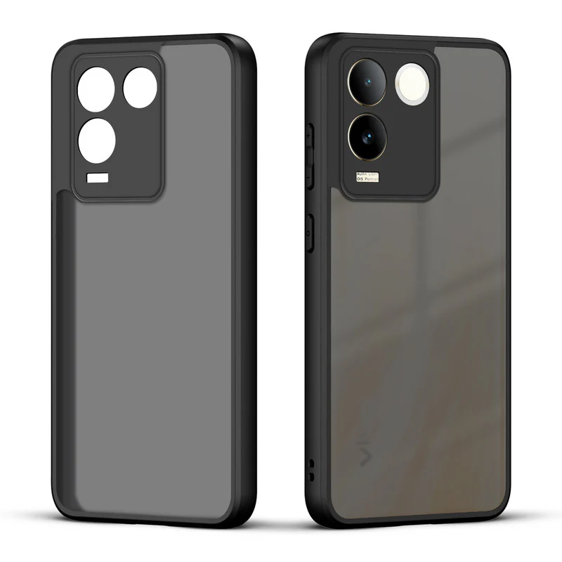 Semi-Transparent Premium Quality Back Cover Case for iQOO Z7 Pro 5G - Image 3