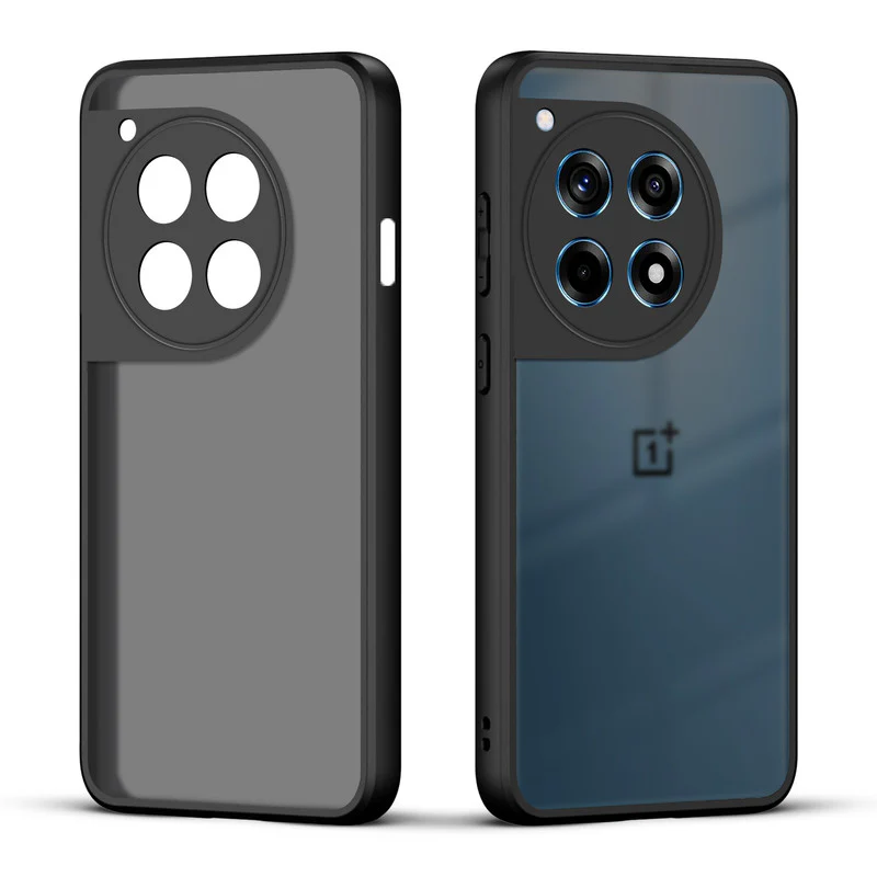 Semi-Transparent Premium Quality Back Cover Case for OnePlus 12R 5G - Image 3