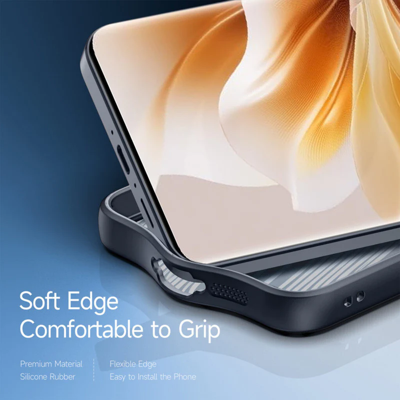 Semi-Transparent Premium Quality Back Cover Case for Oppo Reno 11 Pro 5G - Image 4
