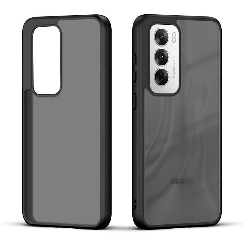 Semi-Transparent Premium Quality Back Cover Case for Oppo Reno 12 Pro 5G - Image 3