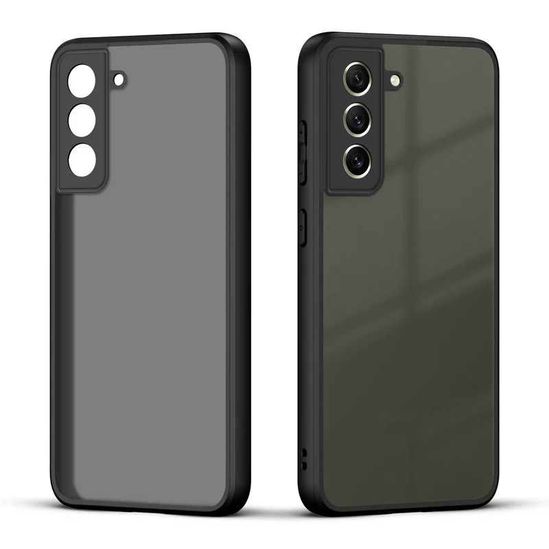 Semi-Transparent Premium Quality Back Cover Case for Samsung S21 FE 5G - Image 3