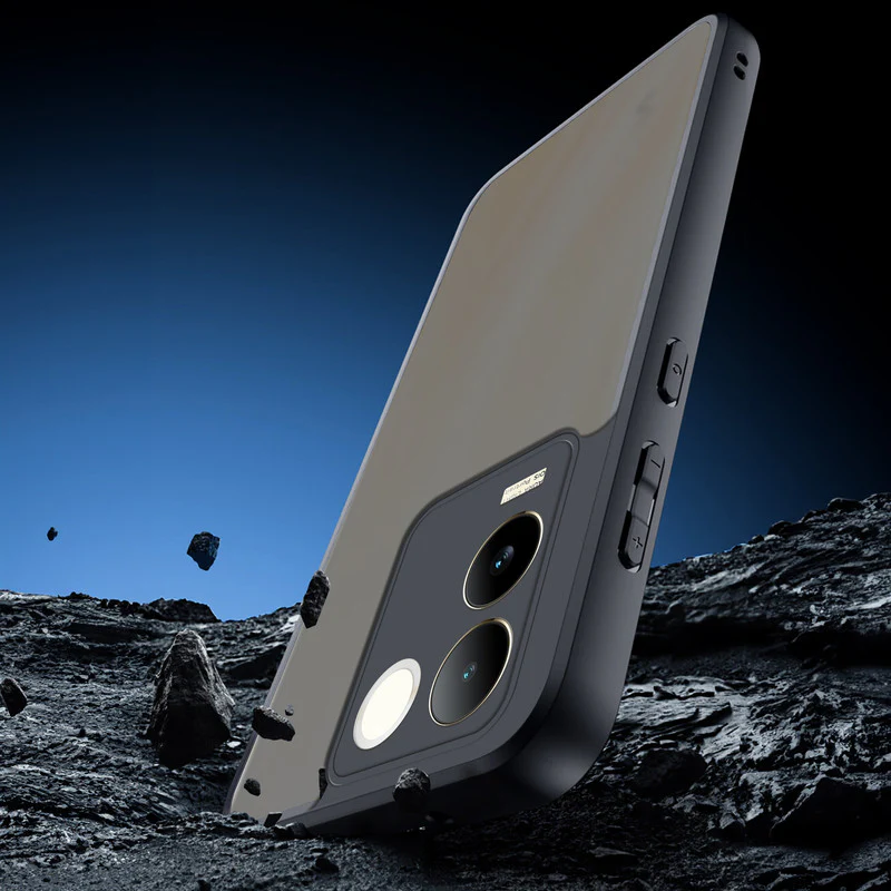 Semi-Transparent Premium Quality Back Cover Case for Vivo T2 Pro 5G - Image 6